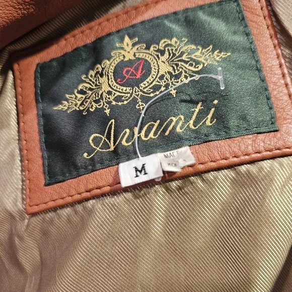 Avanti Congac Heavy Leather Utility Jacket